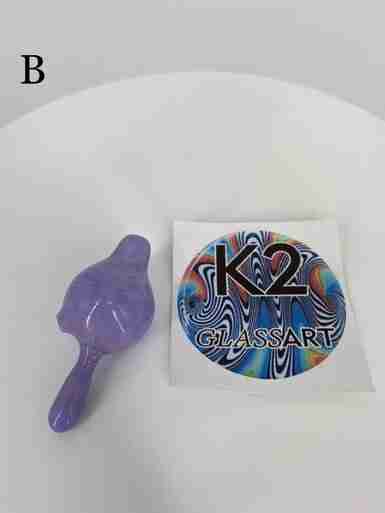 K2 Glass Bubble Cap - Solid Color