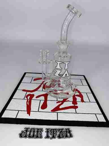 Joe Itza Designs Wise Guy Glass Rig – 8 Inch