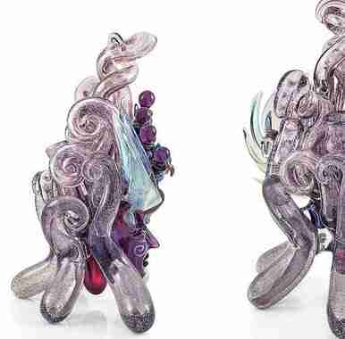 LaceFace Glass Indigo Eyes Glass Rig