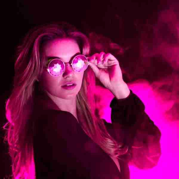 GloFX Imagine Kaleidoscope Glasses – Silver