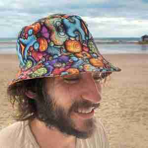 Mougee Reversible Festival Bucket Hat