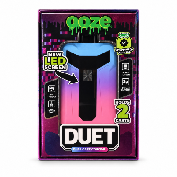 Ooze Duet Dual 510-Thread Cartridge Battery – 650 mAh