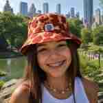 Pizza Flow Pizza-Print Bucket Hat – Large