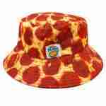 Pizza Flow Pizza-Print Bucket Hat – Large