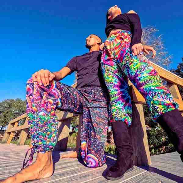 Mougee Unisex Festival Pants – Wide Leg