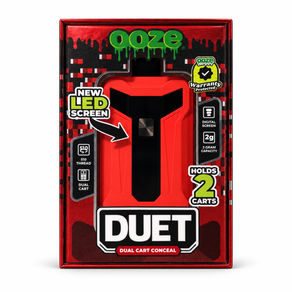 Ooze Duet Dual 510-Thread Cartridge Battery – 650 mAh