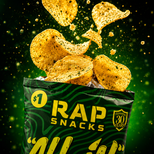 Rap Snacks All In Pickle Potato Chips 1.5oz