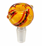 Standard Color Swirl Glass Flower Bowl