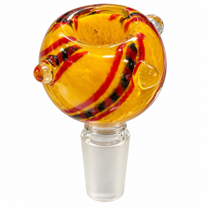 Standard Color Swirl Glass Flower Bowl