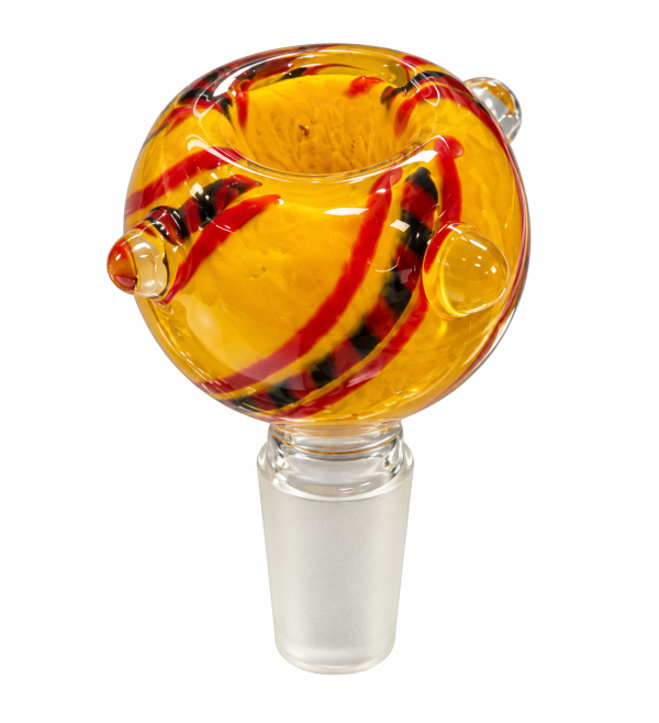 Standard Color Swirl Glass Flower Bowl