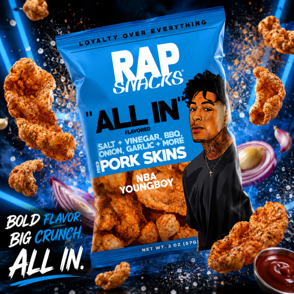 Rap Snacks NBA Youngboy All In Pork Skins