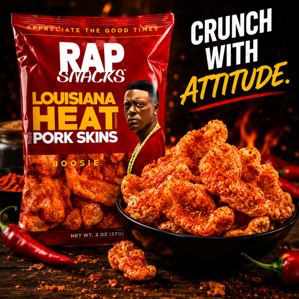 Rap Snacks Boosie Louisiana Pork Skins