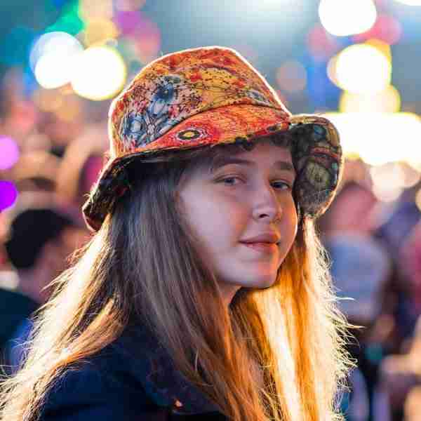 Mougee Reversible Festival Bucket Hat
