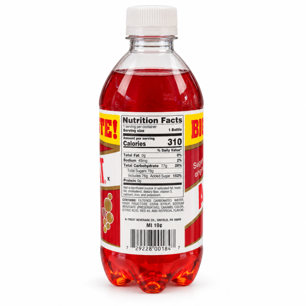 A-Treat Cream Soda - 20 Oz