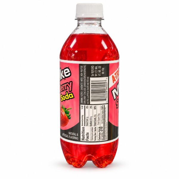 A-Treat Mike And Ike Strawberry Soda - 20 Oz