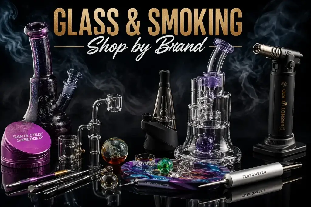 Glass & Smoking, Shop by Brand