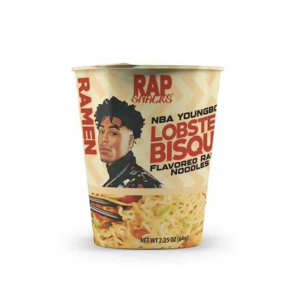 Rap Snacks NBA Youngboy Lobster Bisque Flavored Ramen Noodles (2.25 oz) Cup