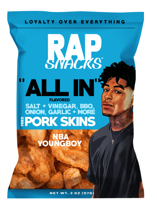 Rap Snacks NBA Youngboy All In Pork Skins
