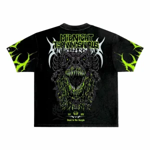 Midnight T Extinction Protocol Boxy T-Shirt - Black