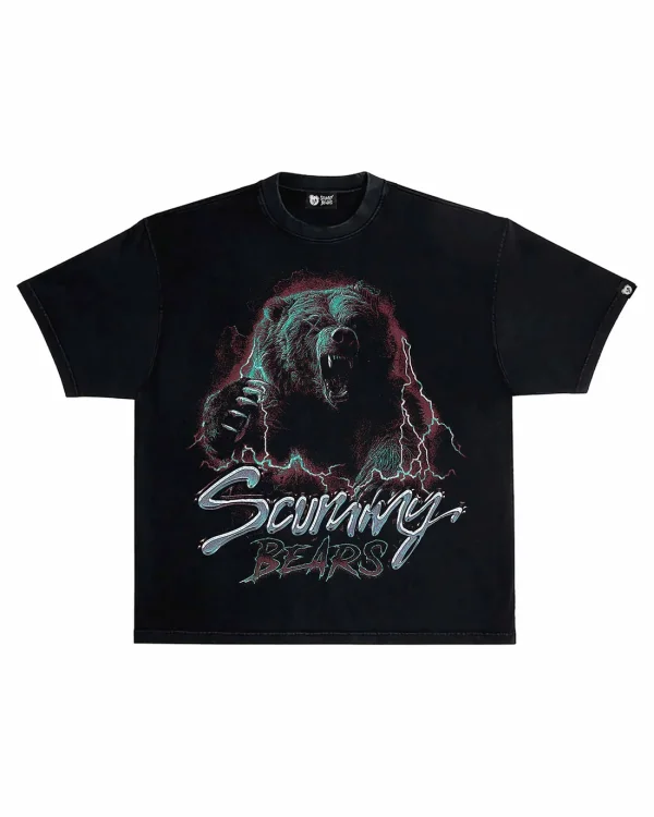 Savage Oversized Boxy Graphic T-Shirt – Black