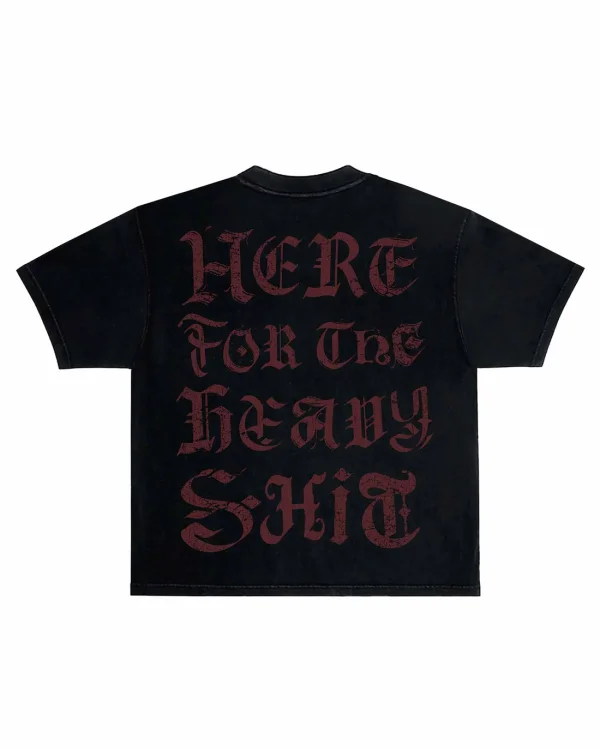 Savage Oversized Boxy Graphic T-Shirt – Black