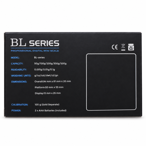 BL Series Professional Digital Mini Scale - 500 g