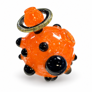 Bhaller Glass Orange Bubbler