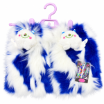 Liya Kitten Thick Striped Furry Leg Warmers