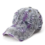Vintage Washed Denim Cap – Distressed Finishw