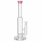 IV Glass Baby Purple 15-Inch Straight Shooter Bong