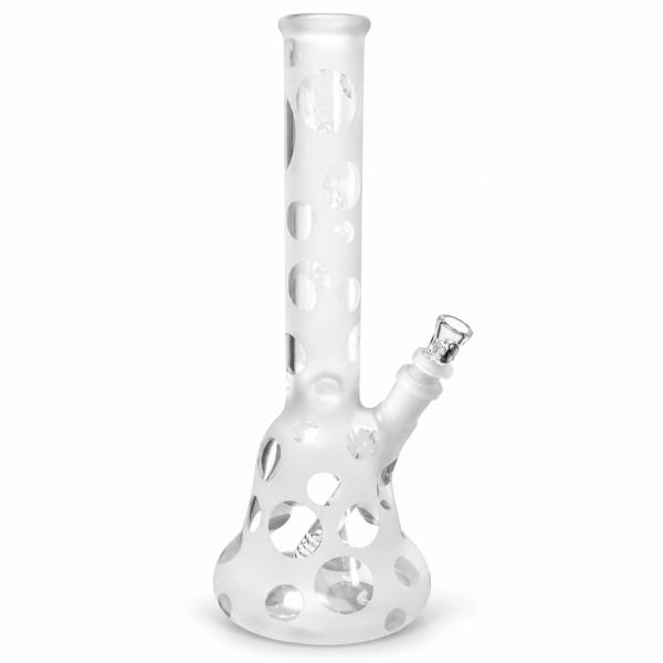 Oddball Glass 14-Inch Sandblasted Bell Bottom Bong