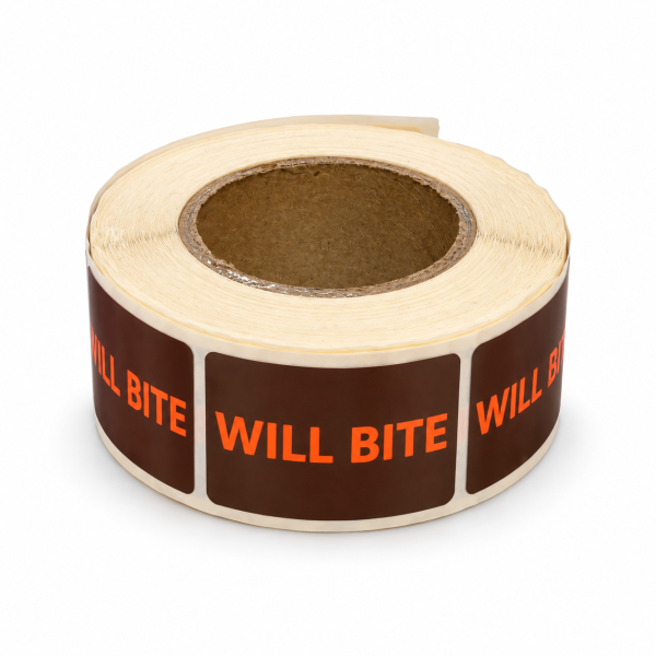 Will Bite Stickers
