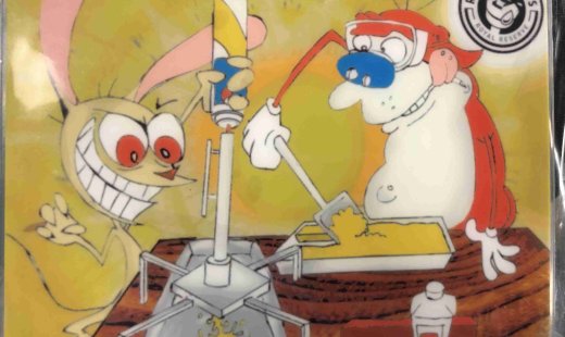 Roilty Extracts Ren & Stimpy Dab Mat Oil Slick